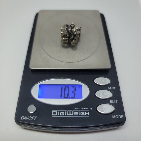 North Pole Series "Santa's Workshop" Sterling Charm - Picture 7 of 7